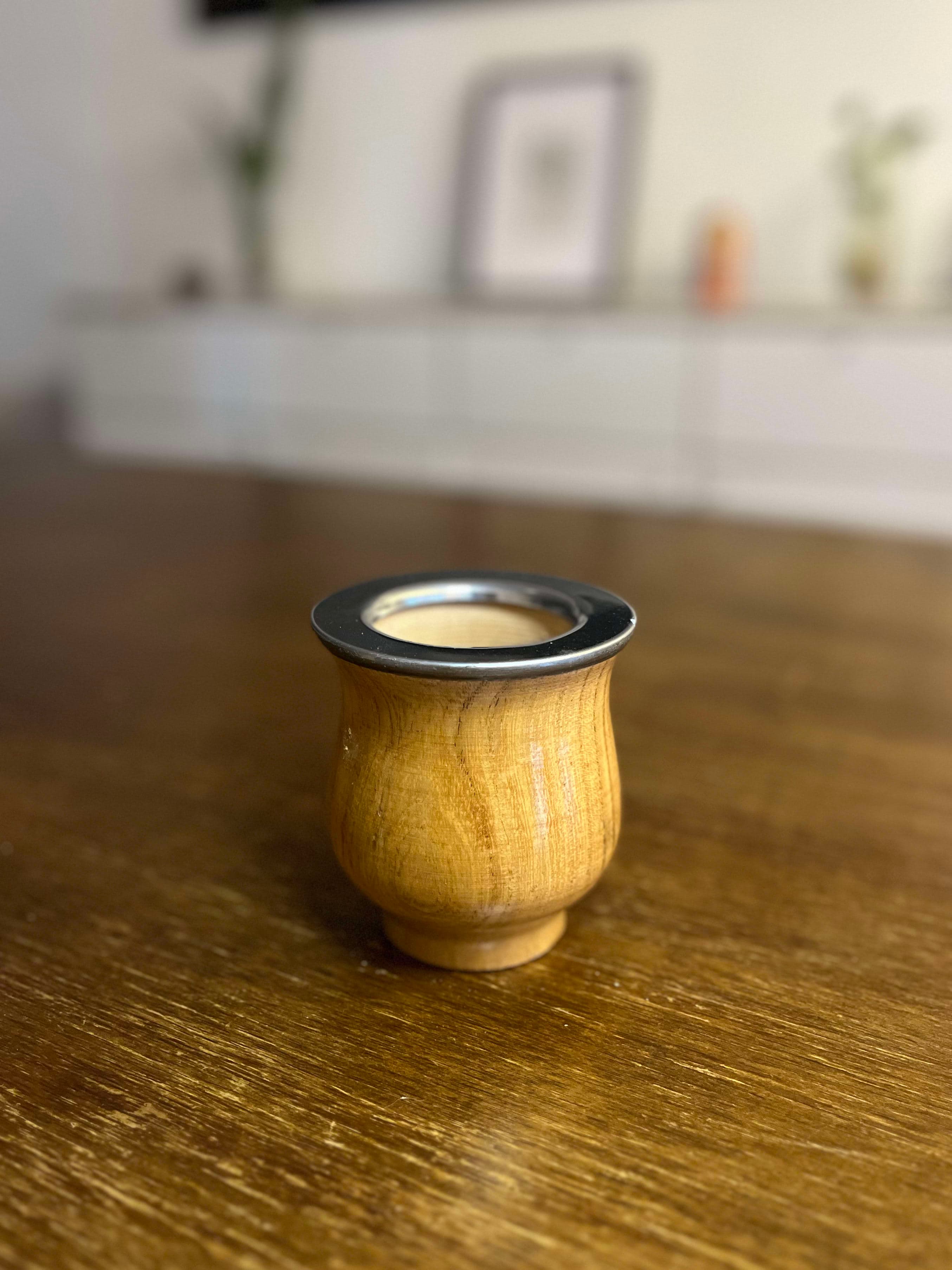 Mate jujeño Algarrobo - Acero