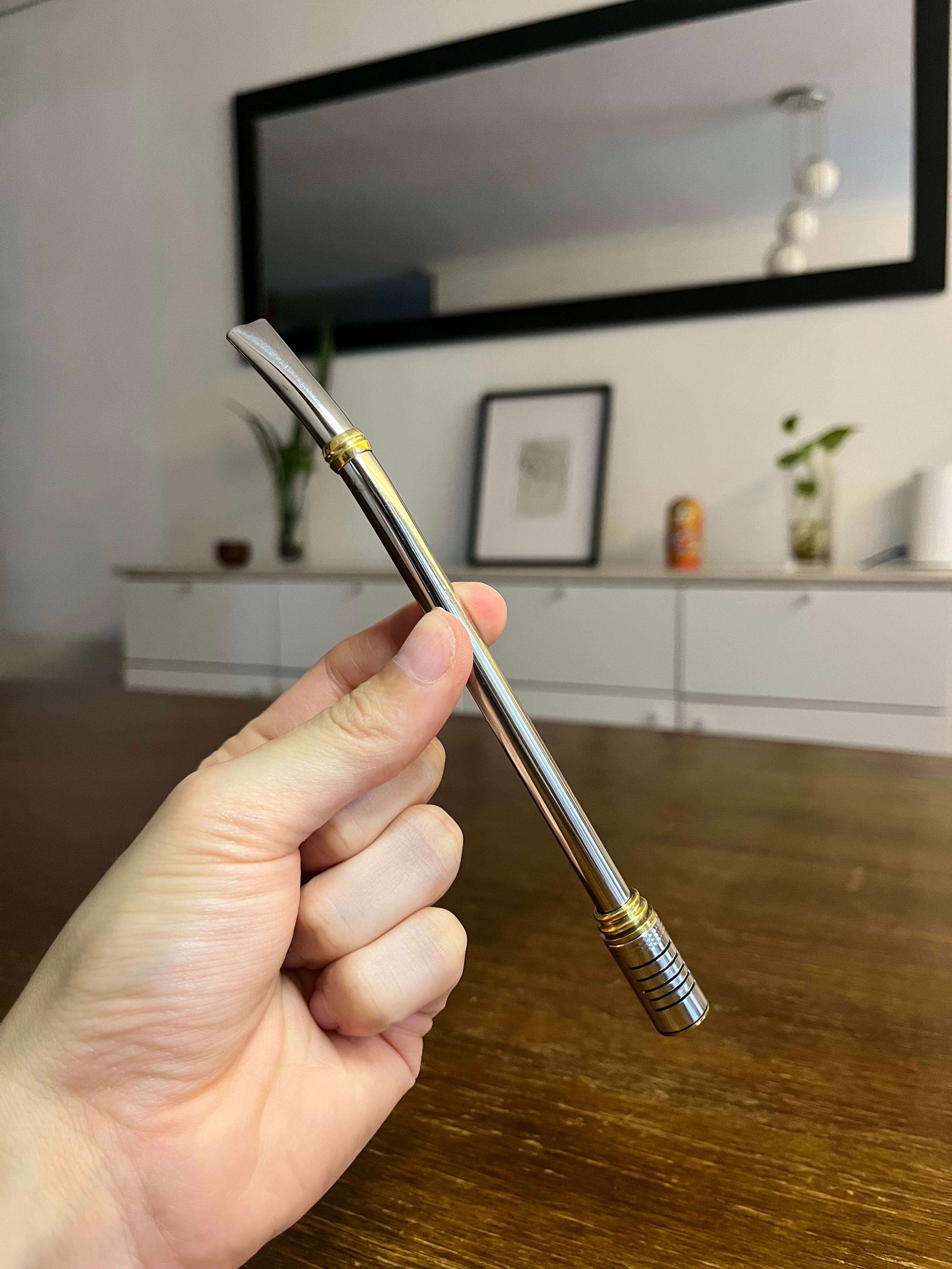 Bombilla Tambor - Acero