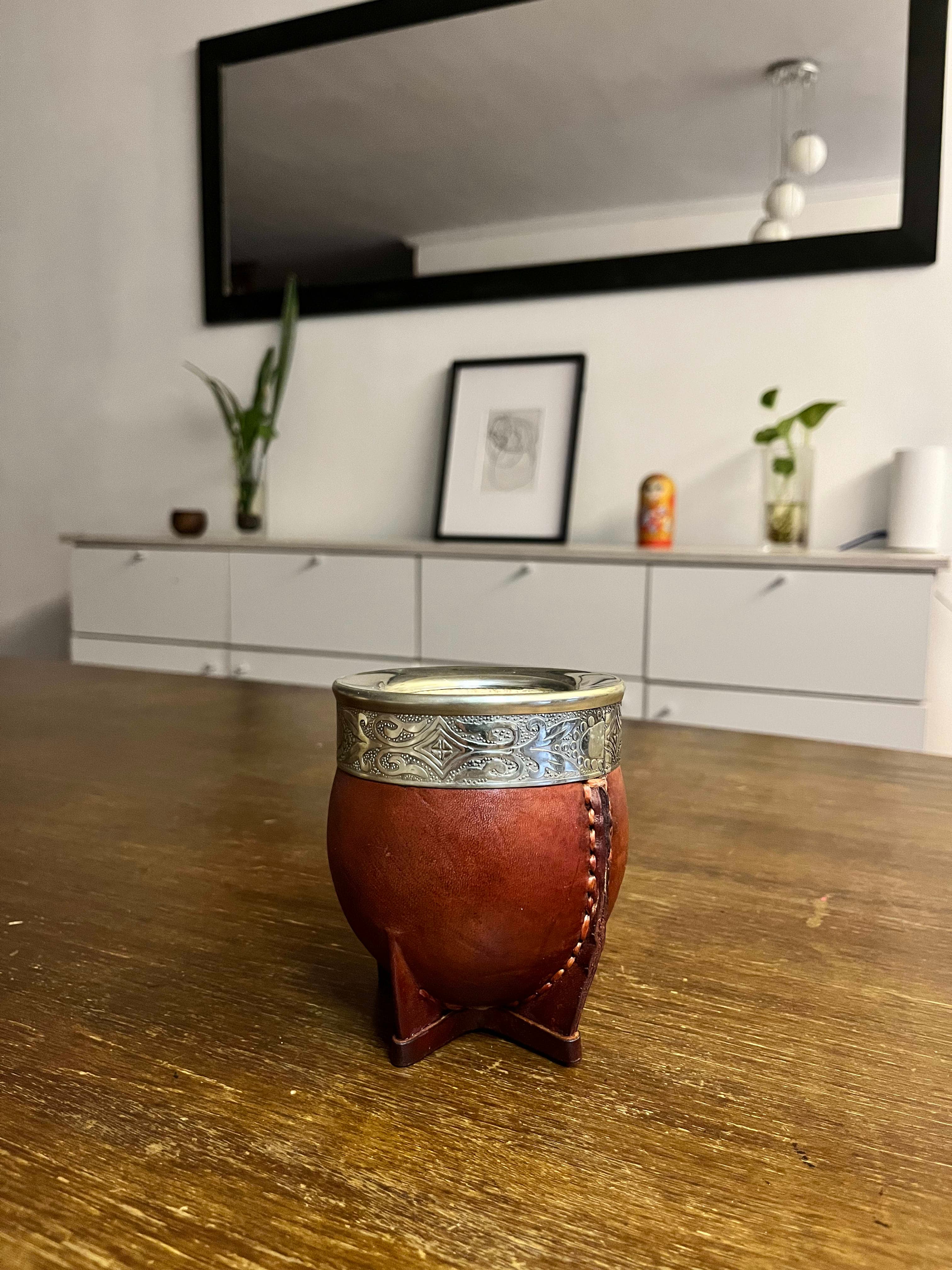 Mate imperial de calabaza - Alpaca (Marrón)