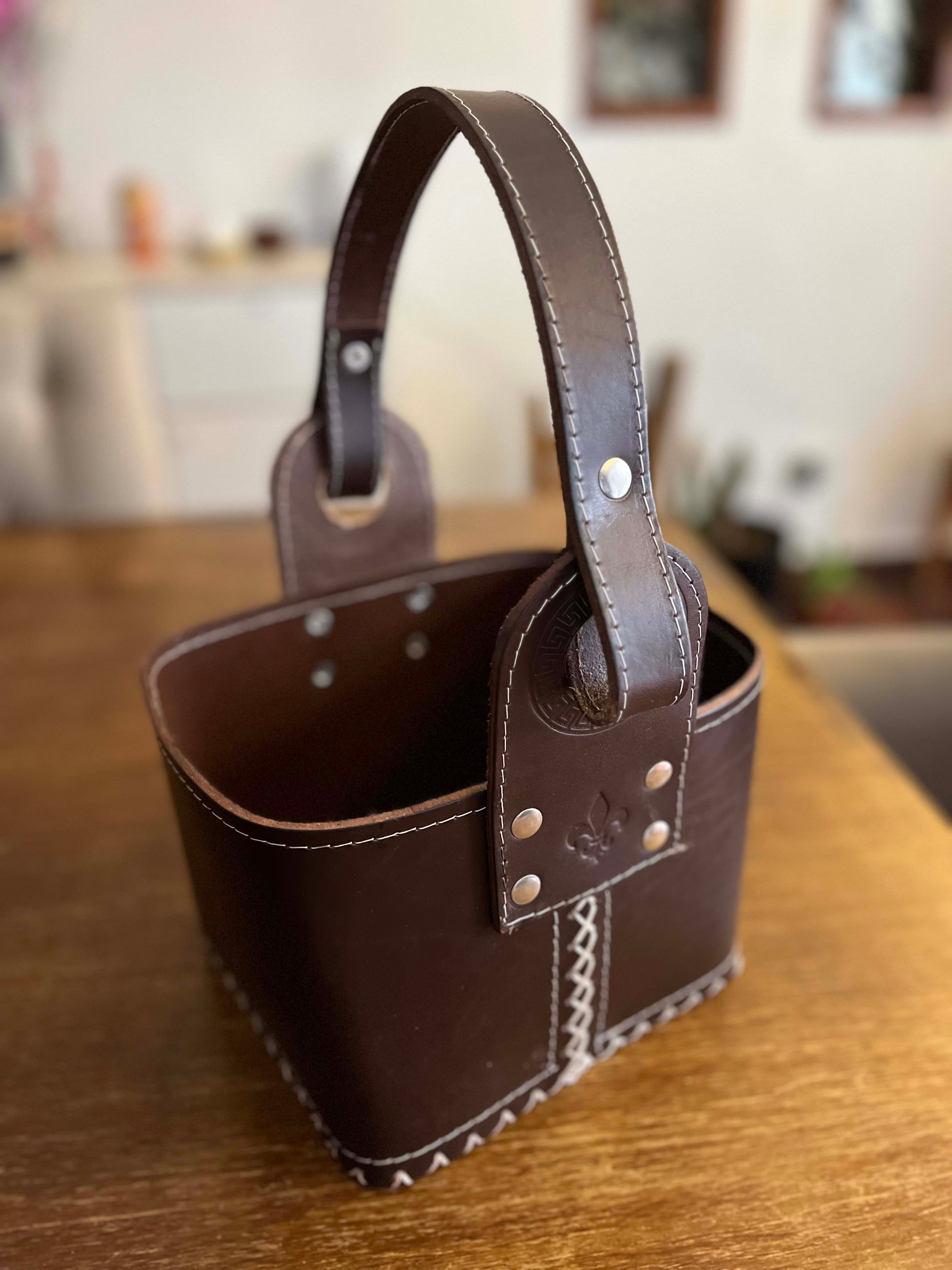 Matera de cuero - Premium (Marrón)